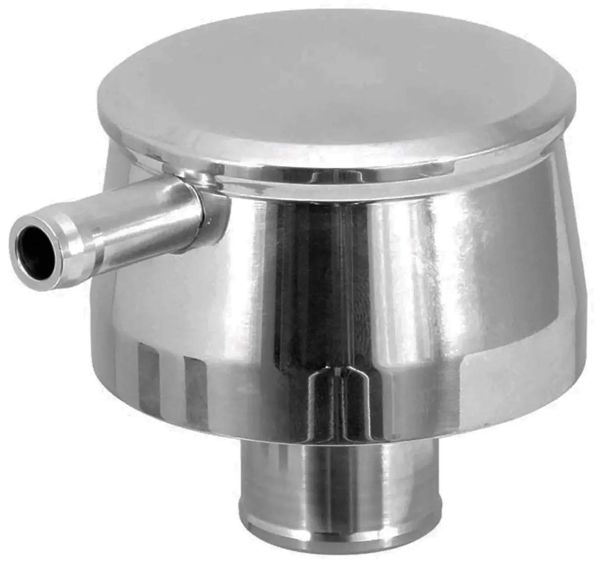 Polished Aluminum Pcv Push-In Breather – 1-Inch Neck, No Baffle 1