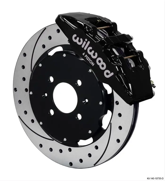 Wilwood 140-10735-D Forged Dynapro 6-Piston Front Big Brake Kit 1