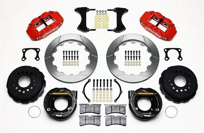 Wilwood 140-9217-R Forged Superlite 4R Rear Parking Brake Kit 2
